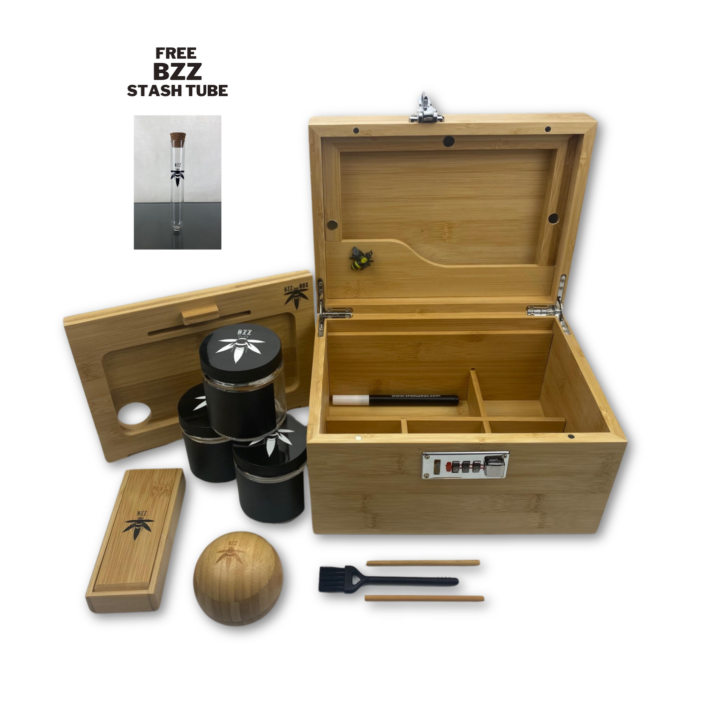 The Bzz Box Bundle (Large Stash Box)